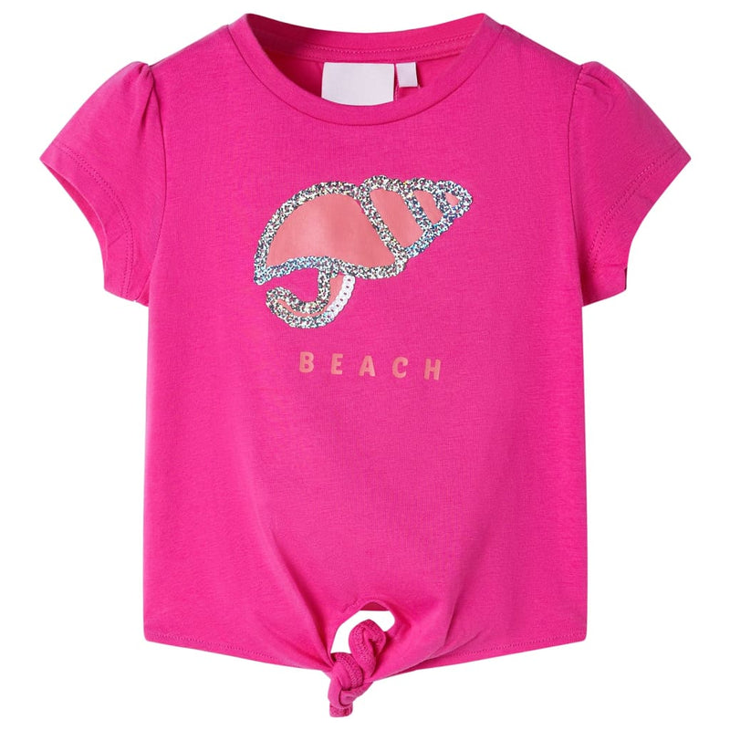 Afbeelding laden in galerijviewer, VidaXL Kindershirt 104 donkerroze
