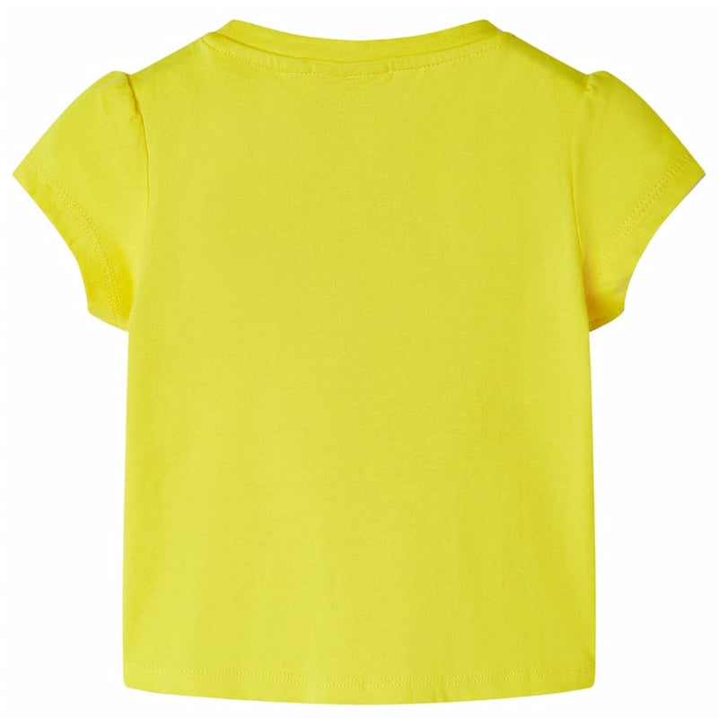 Afbeelding laden in galerijviewer, VidaXL Kindershirt 92 geel
