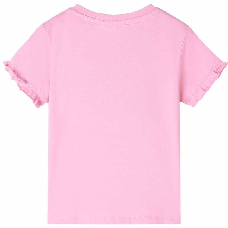 Afbeelding laden in galerijviewer, VidaXL Kindershirt met korte mouwen 128 felroze
