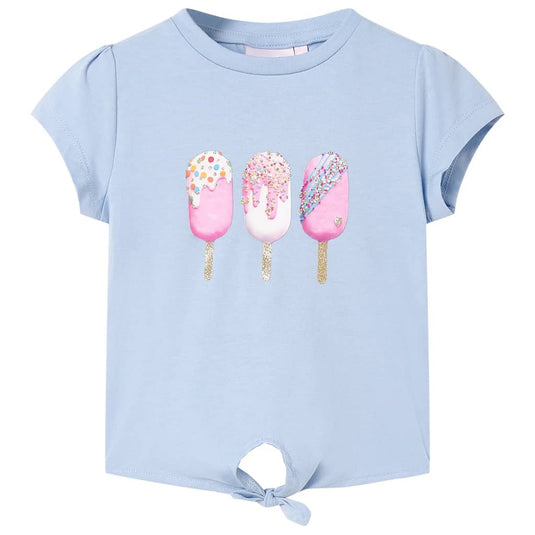Vidaxl kindershirt 140 blauw