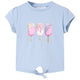 Vidaxl kindershirt 140 blauw