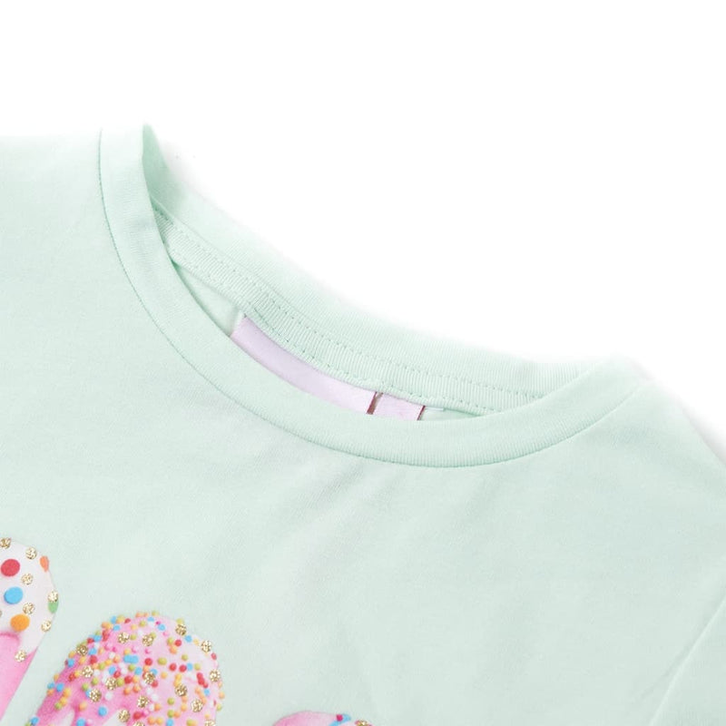 Afbeelding laden in galerijviewer, Vidaxl kindershirt 116 lichtmint
