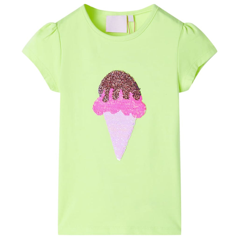 Afbeelding laden in galerijviewer, Vidaxl kindershirt 92 neongeel
