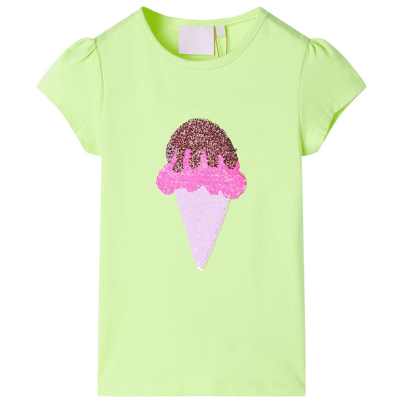 Afbeelding laden in galerijviewer, Vidaxl kindershirt 104 neongeel

