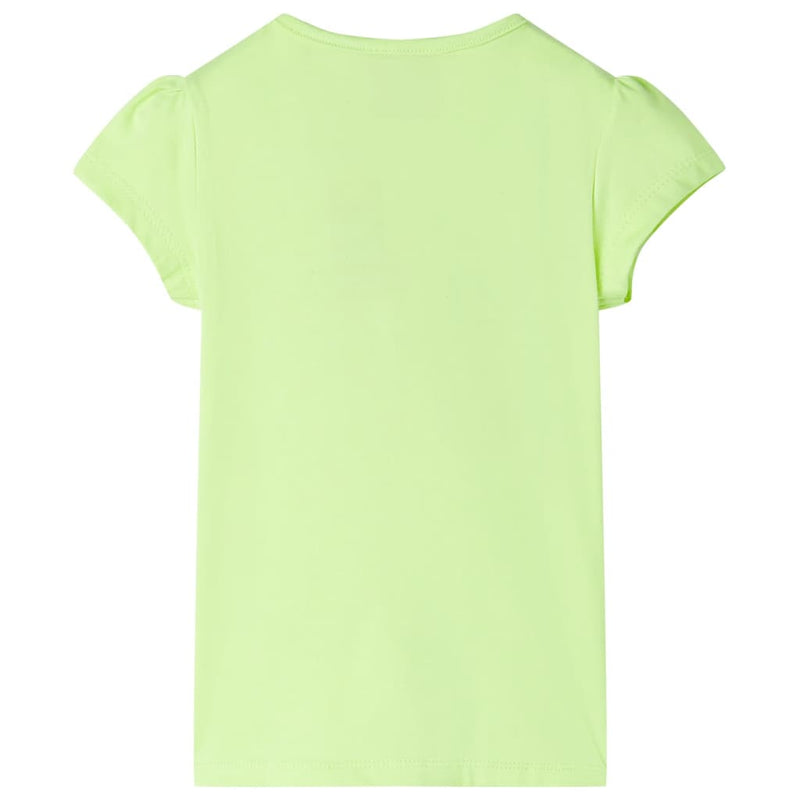 Afbeelding laden in galerijviewer, Vidaxl kindershirt 116 neongeel
