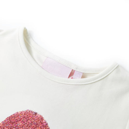 Vidaxl kindershirt 104 ecru