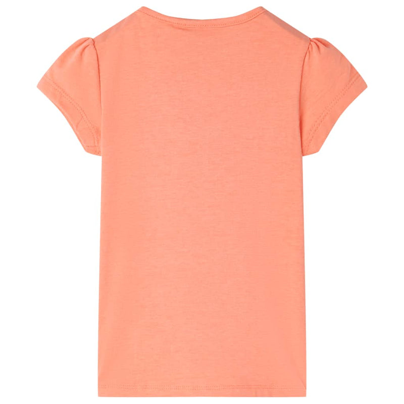 Afbeelding laden in galerijviewer, VidaXL Kindershirt 92 neonoranje
