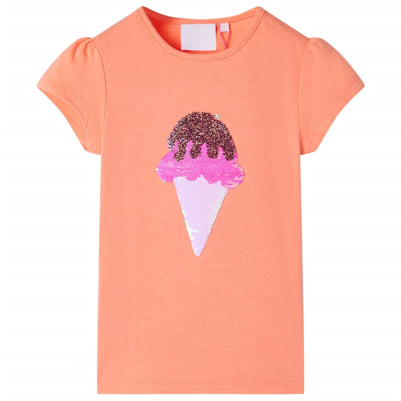 Afbeelding laden in galerijviewer, Vidaxl kindershirt 140 neonoranje
