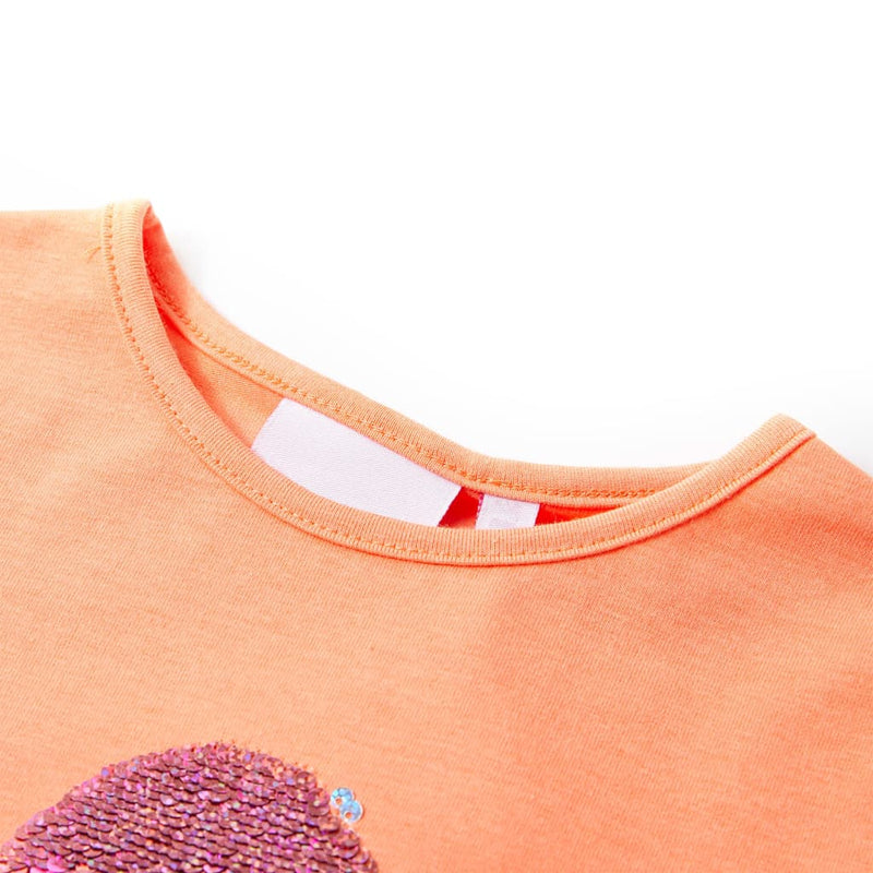 Afbeelding laden in galerijviewer, Vidaxl kindershirt 140 neonoranje
