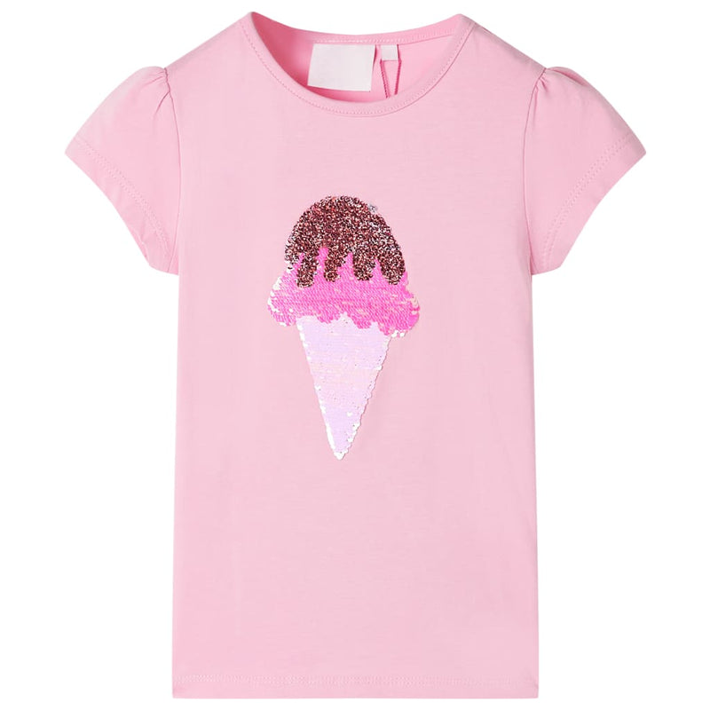 Afbeelding laden in galerijviewer, VidaXL Kindershirt 116 felroze
