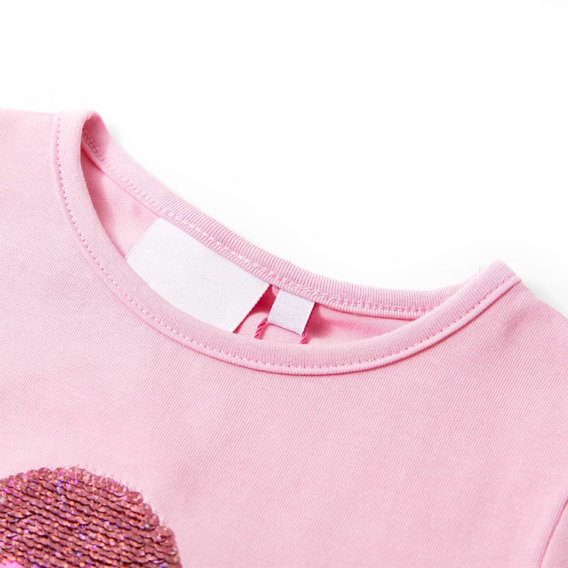 Afbeelding laden in galerijviewer, VidaXL Kindershirt 116 felroze
