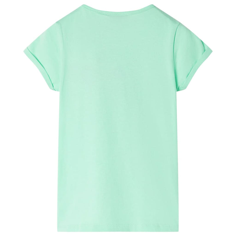 Afbeelding laden in galerijviewer, Vidaxl kindershirt 128 felgroen
