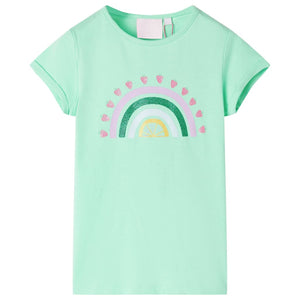 Vidaxl kindershirt 140 felgroen