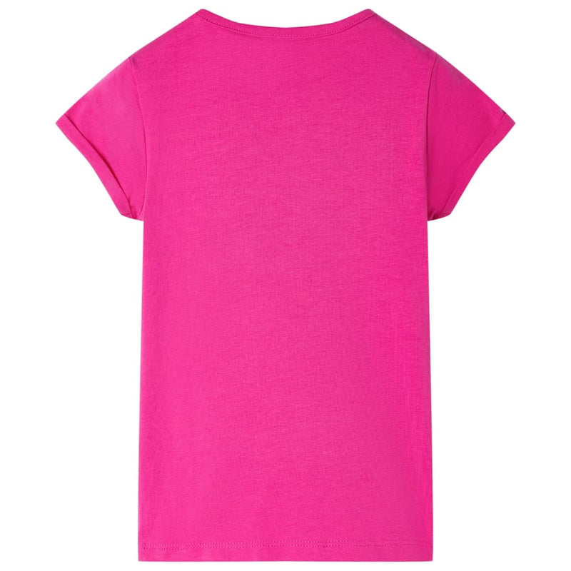 Afbeelding laden in galerijviewer, Vidaxl kindershirt 128 donkerroze
