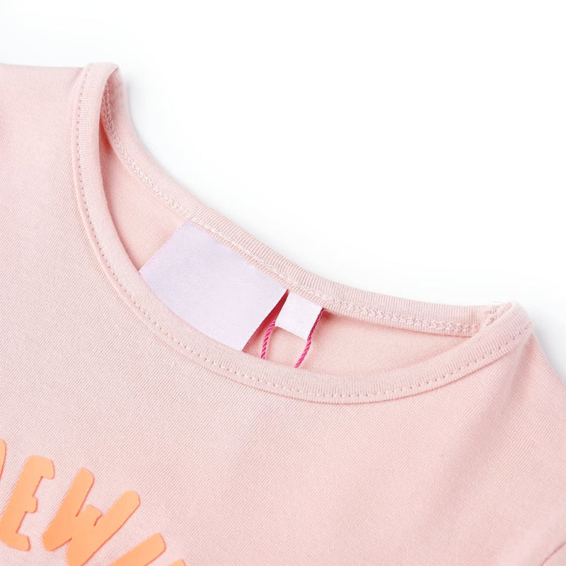 Afbeelding laden in galerijviewer, VidaXL Kindershirt 116 lichtroze
