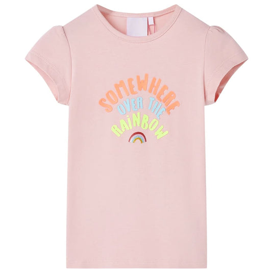 VidaXL Kindershirt 128 lichtroze
