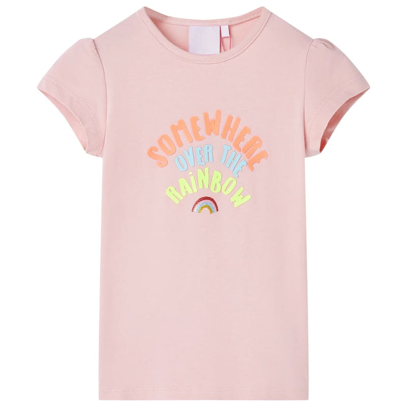 Afbeelding laden in galerijviewer, VidaXL Kindershirt 140 lichtroze
