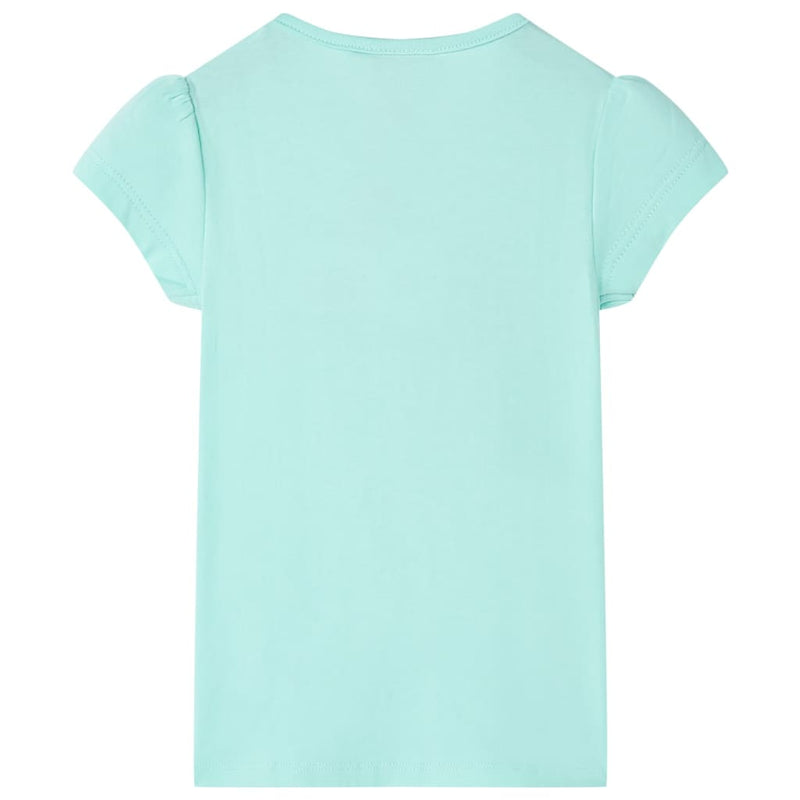 Afbeelding laden in galerijviewer, VidaXL Kindershirt 116 lichtzeeblauw
