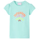 VidaXL Kindershirt 128 lichtzeeblauw