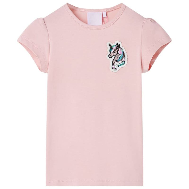 Afbeelding laden in galerijviewer, VidaXL Kindershirt 128 lichtroze
