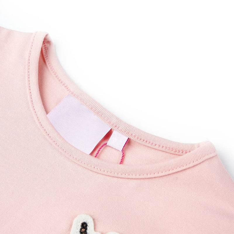 Afbeelding laden in galerijviewer, VidaXL Kindershirt 128 lichtroze
