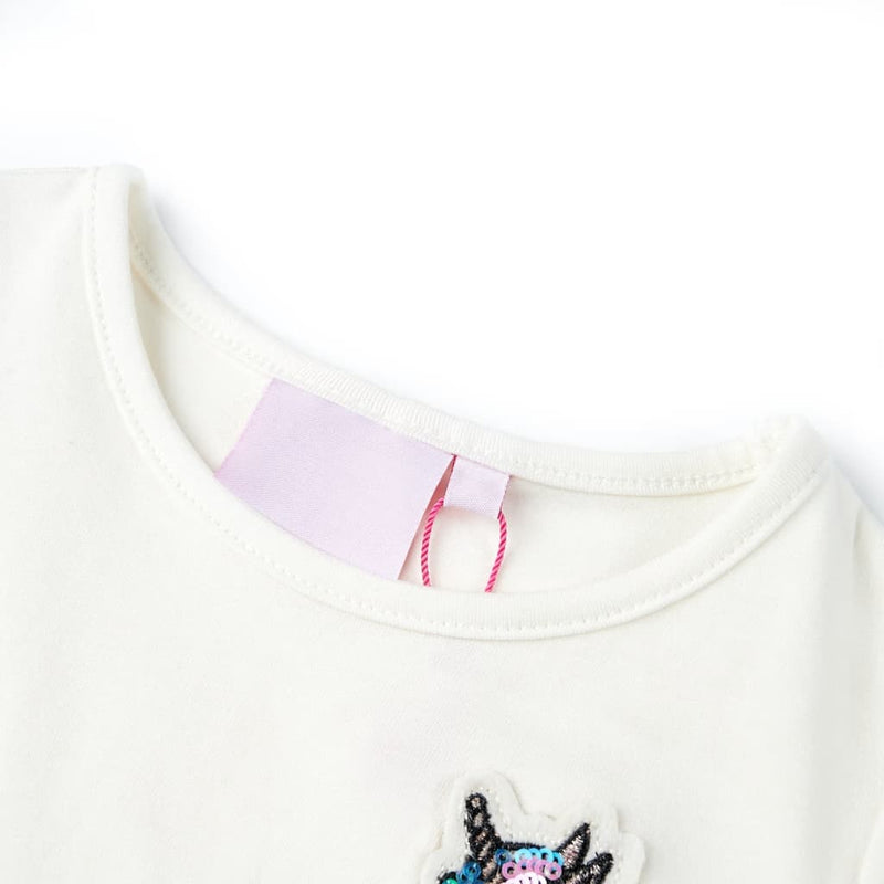 Afbeelding laden in galerijviewer, VidaXL Kindershirt 104 ecru
