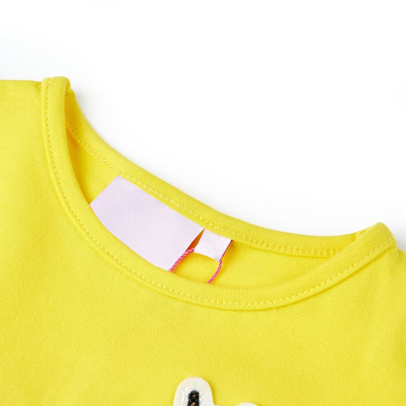Afbeelding laden in galerijviewer, VidaXL Kindershirt 92 felgeel
