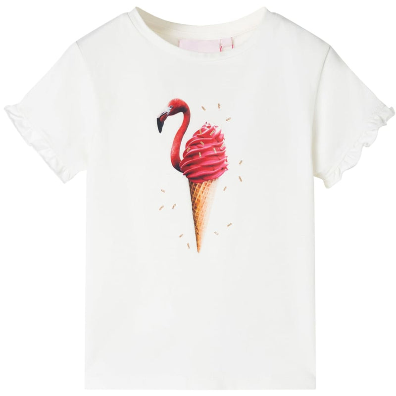 Afbeelding laden in galerijviewer, VidaXL Kindershirt 92 ecru
