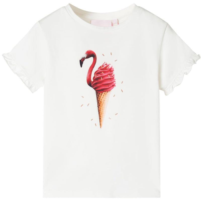 Afbeelding laden in galerijviewer, VidaXL Kindershirt 116 ecru
