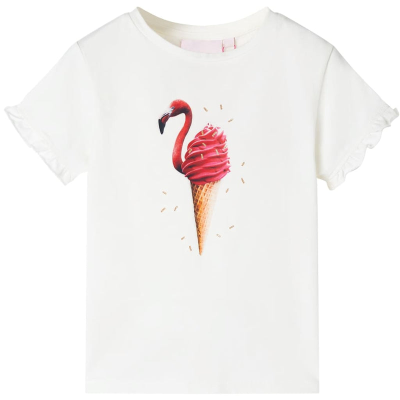 Afbeelding laden in galerijviewer, VidaXL Kindershirt 128 ecru
