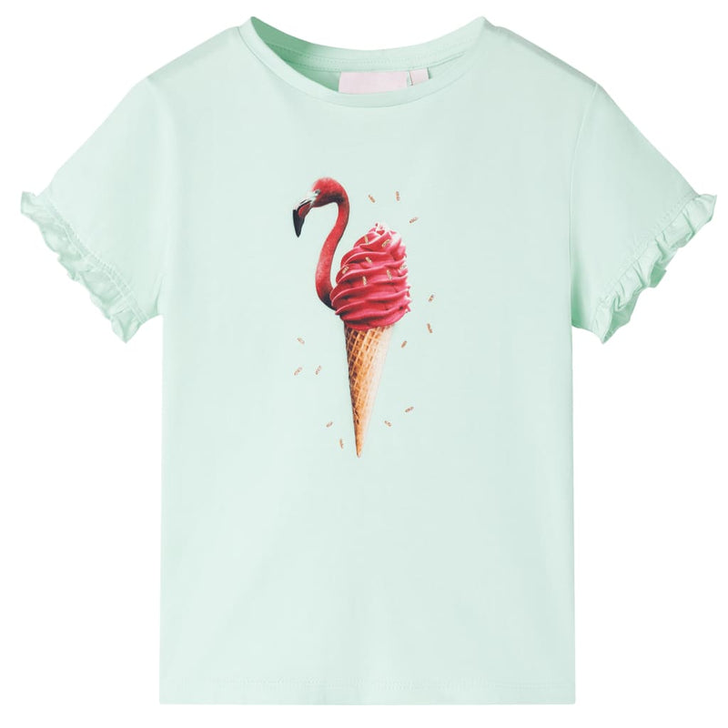 Afbeelding laden in galerijviewer, VidaXL Kindershirt 116 lichtmint
