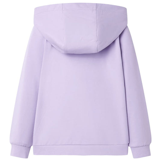 Vidaxl kindervest met capuchon 116 lila