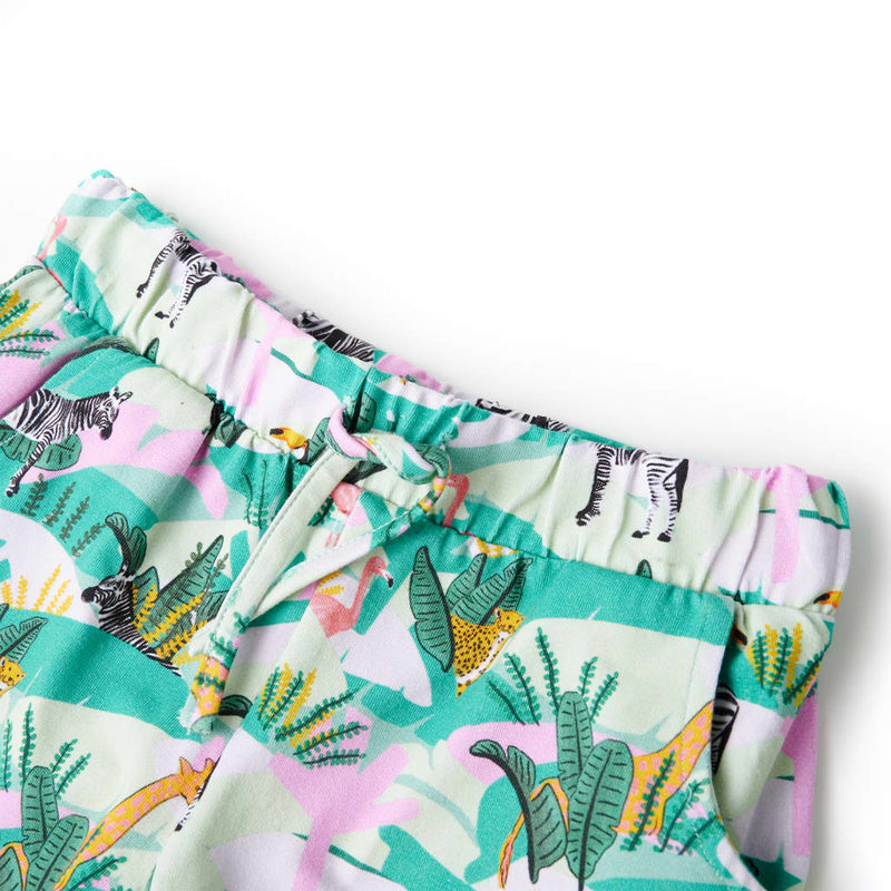 Afbeelding laden in galerijviewer, VidaXL Kindershorts met trekkoord 104 lichtmintkleurig
