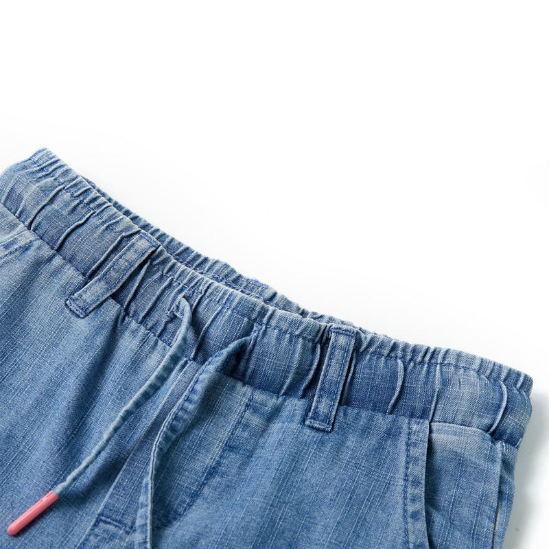 Afbeelding laden in galerijviewer, Vidaxl kinderbroek 140 denimblauw
