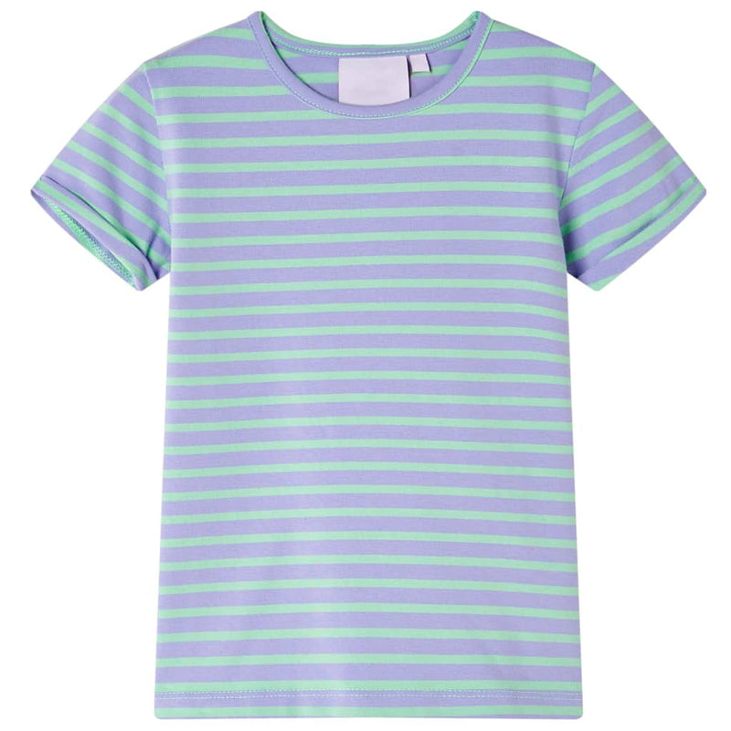 Afbeelding laden in galerijviewer, VidaXL Kindershirt 92 felmintkleurig
