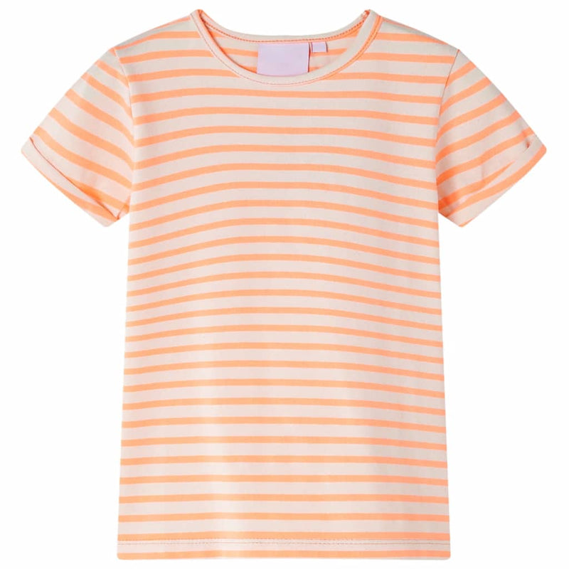 Afbeelding laden in galerijviewer, VidaXL Kindershirt 140 neonoranje
