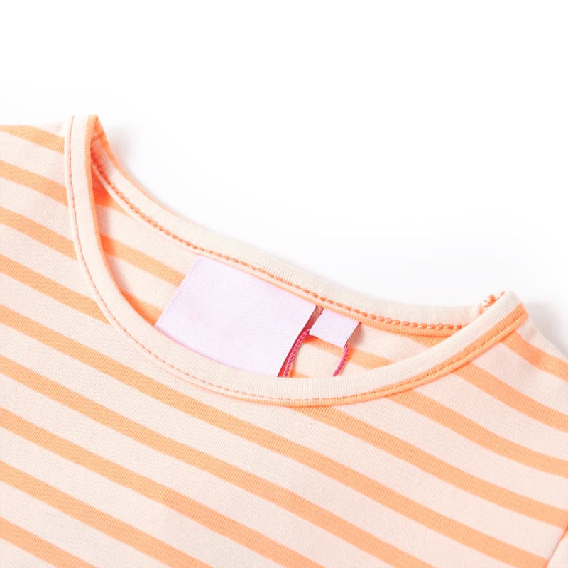 Afbeelding laden in galerijviewer, VidaXL Kindershirt 140 neonoranje
