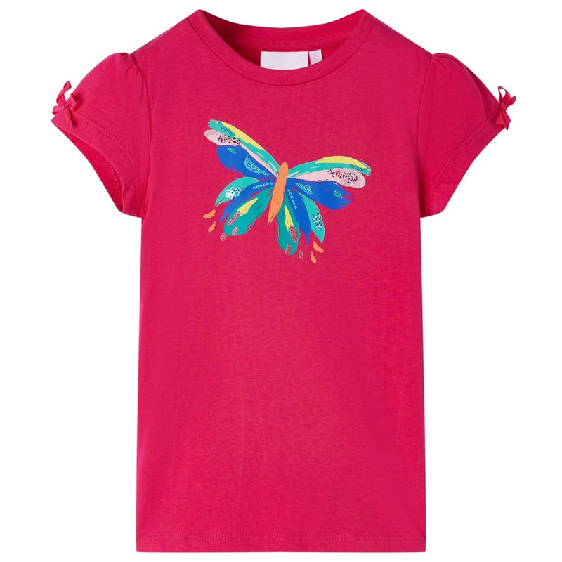 Afbeelding laden in galerijviewer, Vidaxl kindershirt 104 felroze
