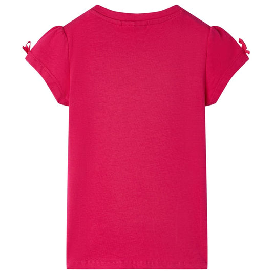 Vidaxl kindershirt 104 felroze