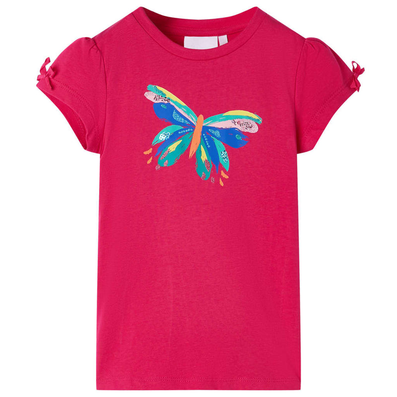 Afbeelding laden in galerijviewer, Vidaxl kindershirt 116 felroze
