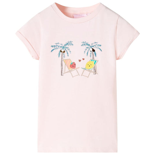 Vidaxl kindershirt 140 zachtroze