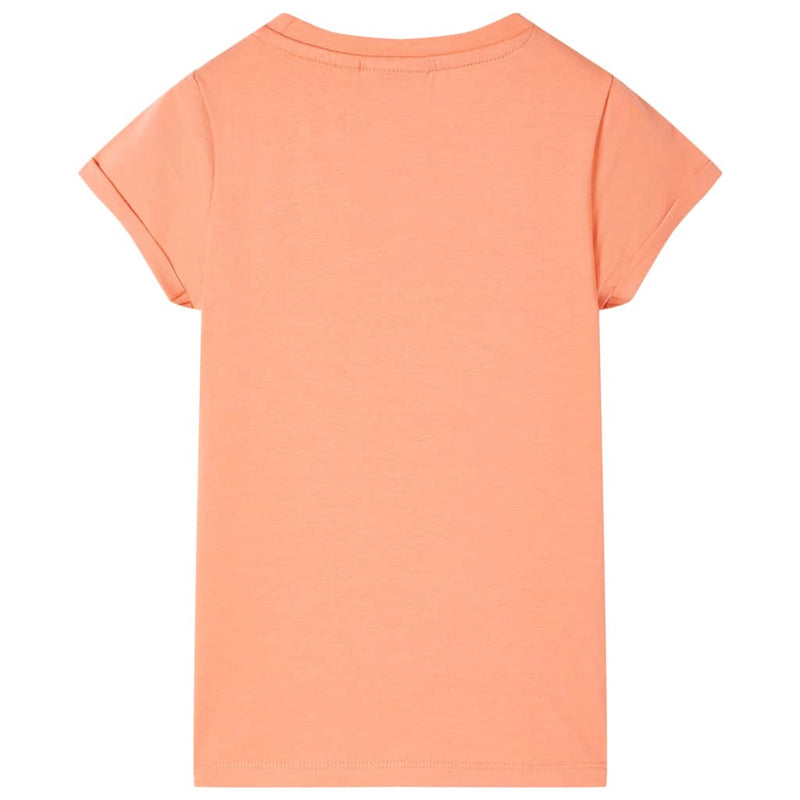 Afbeelding laden in galerijviewer, Vidaxl kindershirt 128 perzikkleurig
