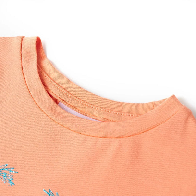 Afbeelding laden in galerijviewer, Vidaxl kindershirt 128 perzikkleurig
