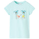 Vidaxl kindershirt 128 lichtzeeblauw