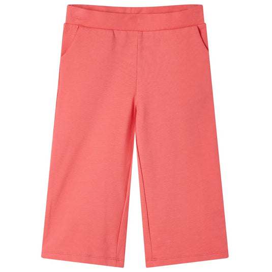 Vidaxl kinderbroek met wijde pijpen 104 koraalkleurig
