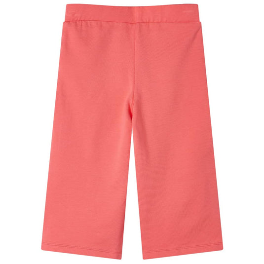 Vidaxl kinderbroek met wijde pijpen 104 koraalkleurig