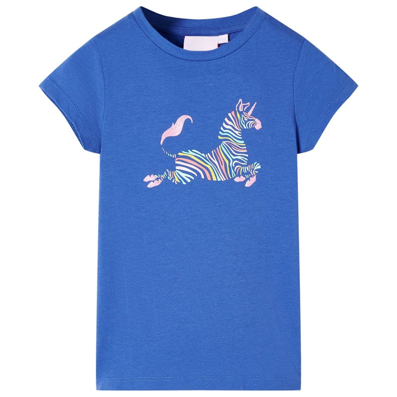 Afbeelding laden in galerijviewer, Vidaxl kindershirt 116 kobaltblauw
