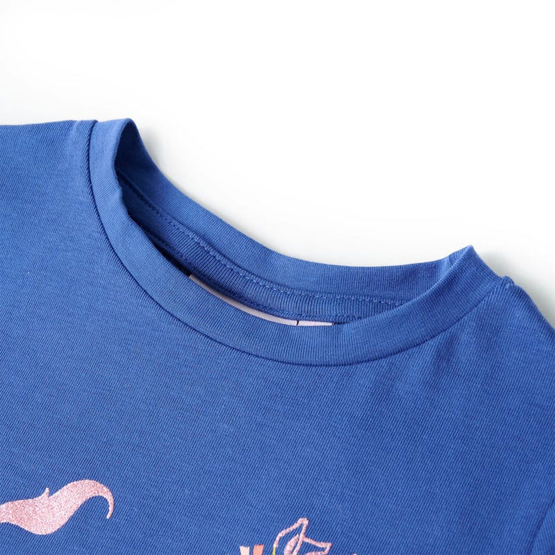 Afbeelding laden in galerijviewer, Vidaxl kindershirt 116 kobaltblauw
