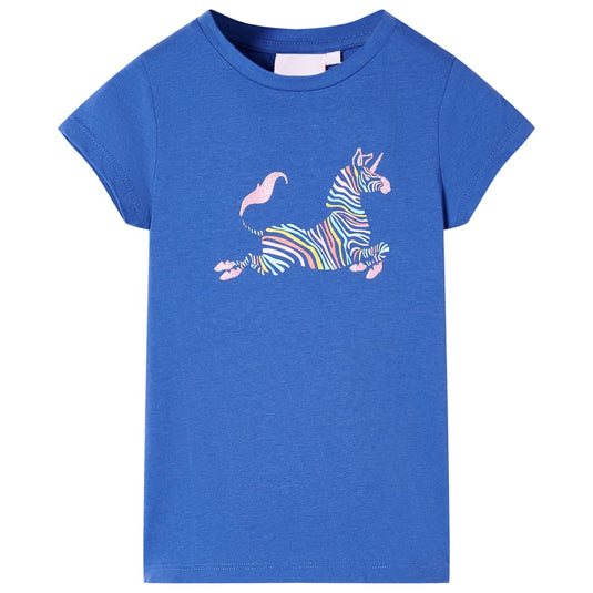 Vidaxl kindershirt 140 kobaltblauw