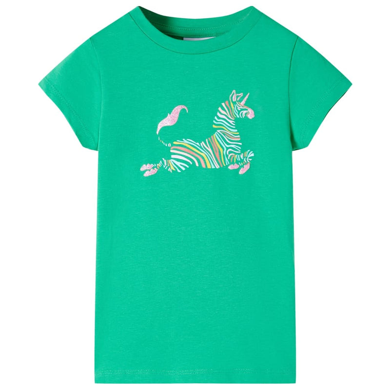 Afbeelding laden in galerijviewer, Vidaxl kindershirt 116 groen

